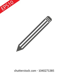 Pencil icon illustration isolated vector sign symbol