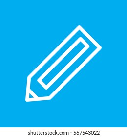 pencil icon illustration isolated vector sign symbol