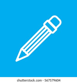 pencil icon illustration isolated vector sign symbol