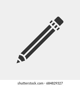 Pencil icon illustration isolated vector sign symbol
