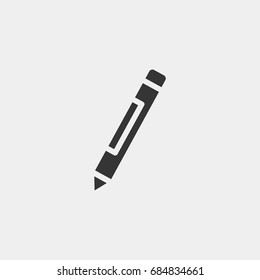 Pencil icon illustration isolated vector sign symbol