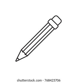 Pencil Icon Illustration Isolated Vector Sign Symbol