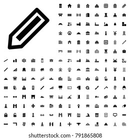 Pencil icon illustration isolated vector sign symbol. architecture icons vector set.