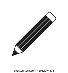 ilustración de icono de lápiz. Ilustración vectorial.