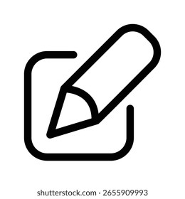 Pencil icon illustration vector design template