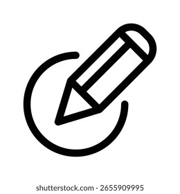 Pencil icon illustration vector design template