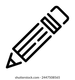Pencil Icon Illustration, for web, app, infographic, etc