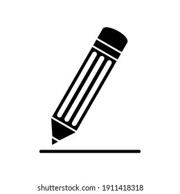 pencil icon illustration for writing