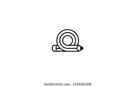  pencil icon. Illustration for your . - Vector