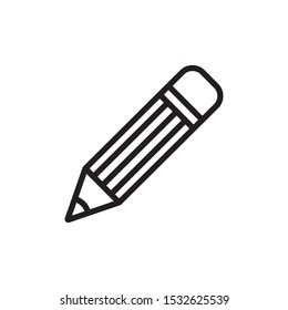 Pencil Icon ,Ilustrator image - vector.Eps10