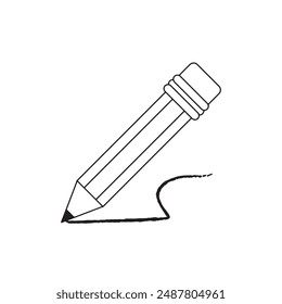 Pencil Icon Image Illustration art 