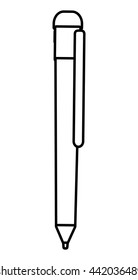 Pencil icon. Instrument design. vector graphic