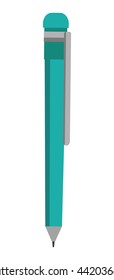 Pencil icon. Instrument design. vector graphic