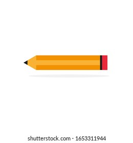 Pencil icon isolated on white background