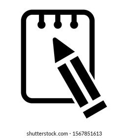 pencil icon isolated sign symbol vector illustration - high quality black style vector icons
