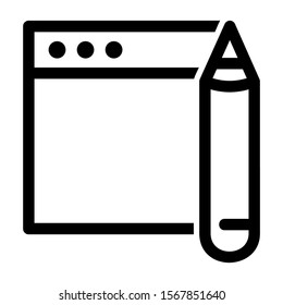 pencil icon isolated sign symbol vector illustration - high quality black style vector icons
