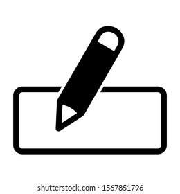 pencil icon isolated sign symbol vector illustration - high quality black style vector icons
