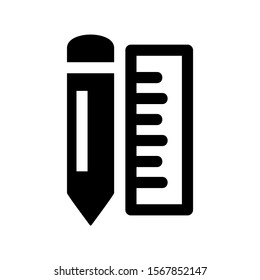 pencil icon isolated sign symbol vector illustration - high quality black style vector icons
