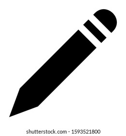 pencil icon isolated sign symbol vector illustration - high quality black style vector icons
