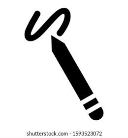 pencil icon isolated sign symbol vector illustration - high quality black style vector icons
