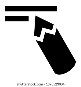 pencil icon isolated sign symbol vector illustration - high quality black style vector icons
