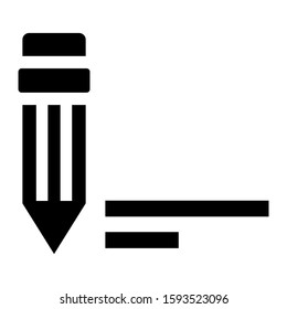 pencil icon isolated sign symbol vector illustration - high quality black style vector icons
