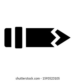 pencil icon isolated sign symbol vector illustration - high quality black style vector icons
