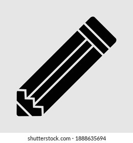 Bleistift-Symbol einzeln auf Vektorgrafik