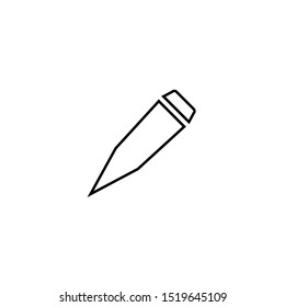 Pencil icon. List edit button