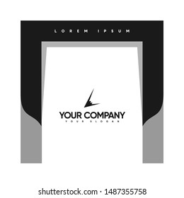 Pencil Icon Logo Design Concept