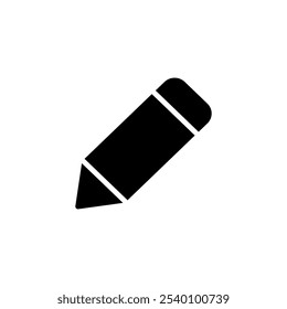 Pencil icon logo design. pen sign and symbol. edit icon vector