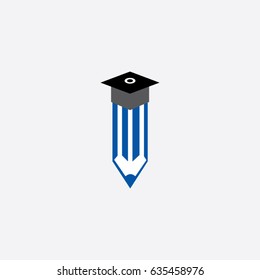 pencil icon logo education