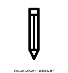 pencil icon or logo isolated sign symbol vector illustration - high quality black style vector icons
