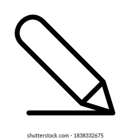 pencil icon or logo isolated sign symbol vector illustration - high quality black style vector icons

