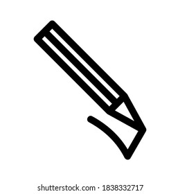 pencil icon or logo isolated sign symbol vector illustration - high quality black style vector icons
