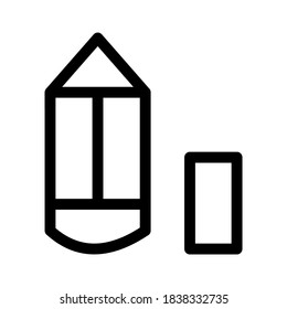 pencil icon or logo isolated sign symbol vector illustration - high quality black style vector icons
