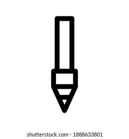 Pencil icon or logo isolated sign symbol vector illustration - high quality black style vector icons
