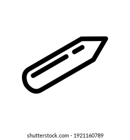 pencil icon or logo isolated sign symbol vector illustration - high quality black style vector icons

