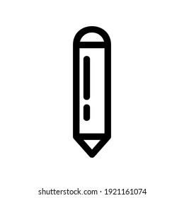pencil icon or logo isolated sign symbol vector illustration - high quality black style vector icons
