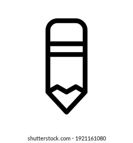 pencil icon or logo isolated sign symbol vector illustration - high quality black style vector icons

