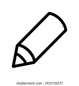 pencil icon or logo isolated sign symbol vector illustration - high quality black style vector icons
