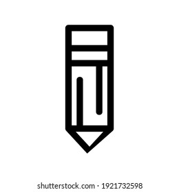 pencil icon or logo isolated sign symbol vector illustration - high quality black style vector icons
