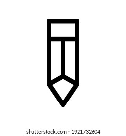 pencil icon or logo isolated sign symbol vector illustration - high quality black style vector icons

