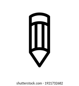 pencil icon or logo isolated sign symbol vector illustration - high quality black style vector icons
