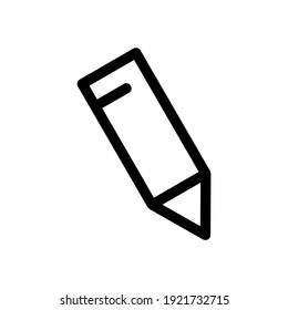 pencil icon or logo isolated sign symbol vector illustration - high quality black style vector icons
