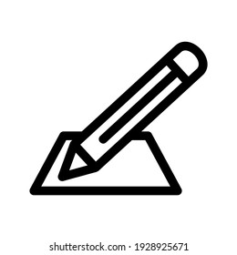 pencil icon or logo isolated sign symbol vector illustration - high quality black style vector icons
