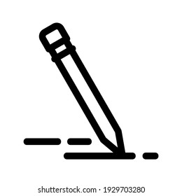 pencil icon or logo isolated sign symbol vector illustration - high quality black style vector icons
