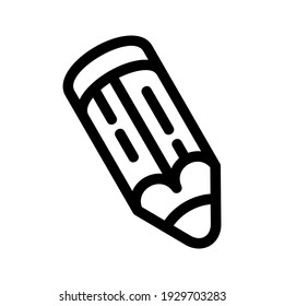 pencil icon or logo isolated sign symbol vector illustration - high quality black style vector icons
