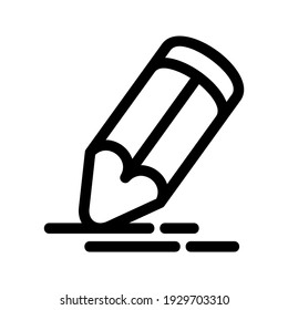 pencil icon or logo isolated sign symbol vector illustration - high quality black style vector icons
