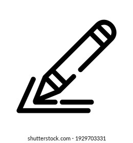 pencil icon or logo isolated sign symbol vector illustration - high quality black style vector icons
